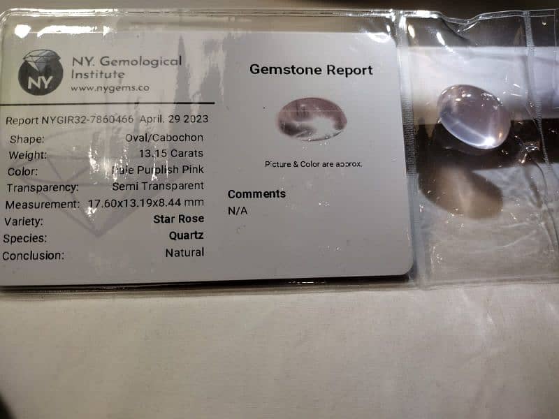 Precious Citrine Gemstone with Certificate 19