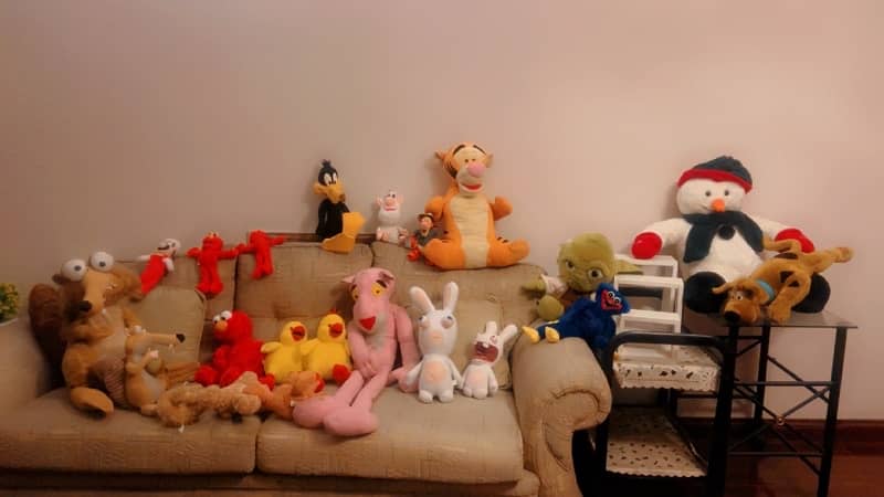 stuff toys from movies n cartoons. and stuff toys 1