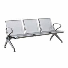 Waiting Chair Silver 3 Seated | Wholesale Prices 0