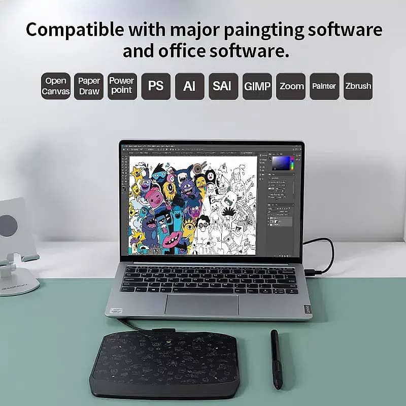 Graphics Drawing Tablet GAOMON S830 Art Animation Digital Board 2