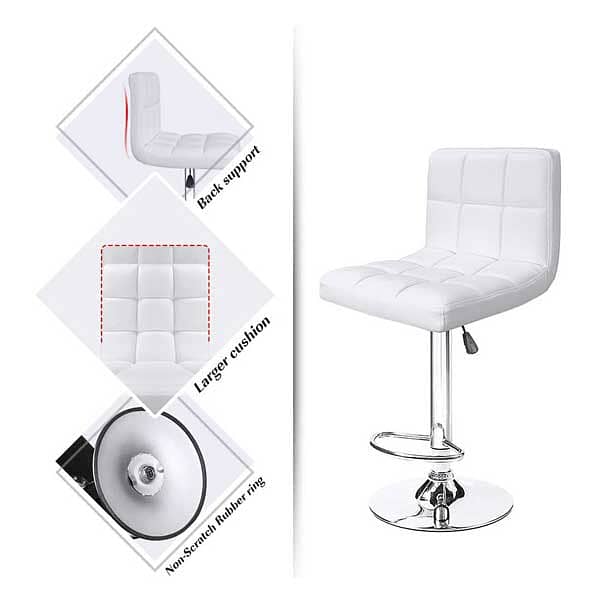 White Bar Stool for Sale | 100% Imported Bar Stool | Wholesale Prices 2