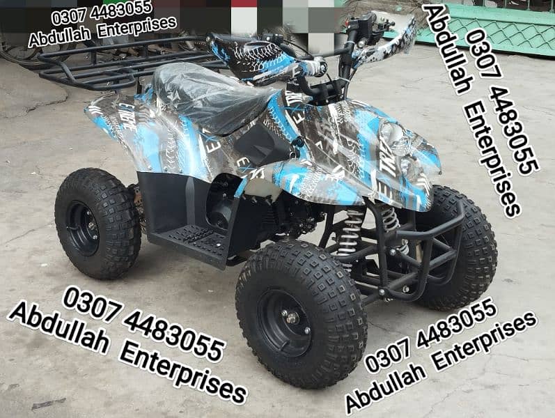110cc 5 to 12 year size atv quad bike 4 wheel for sale deliver all Pak 1
