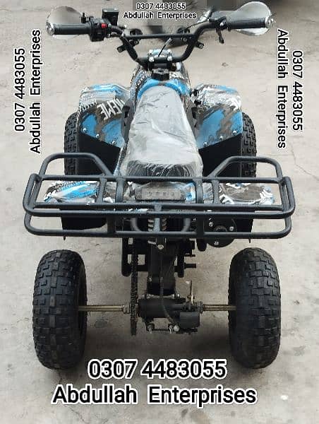 110cc 5 to 12 year size atv quad bike 4 wheel for sale deliver all Pak 2