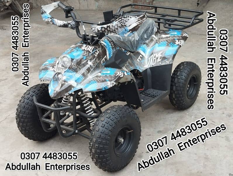110cc 5 to 12 year size atv quad bike 4 wheel for sale deliver all Pak 4