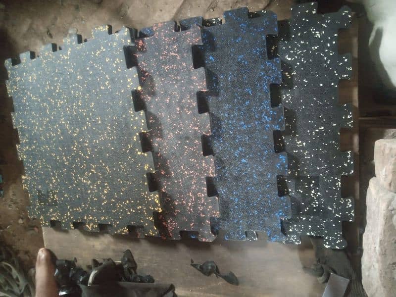 Rubber sheet flooring / gym tiles and mats 4