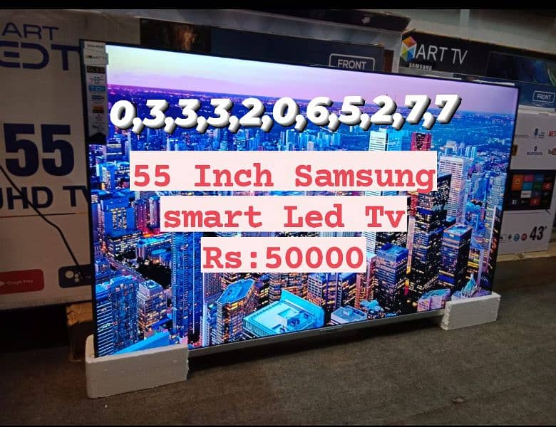55 inch Smart Samsung Led Tv android wifi You tube only 50,000 2