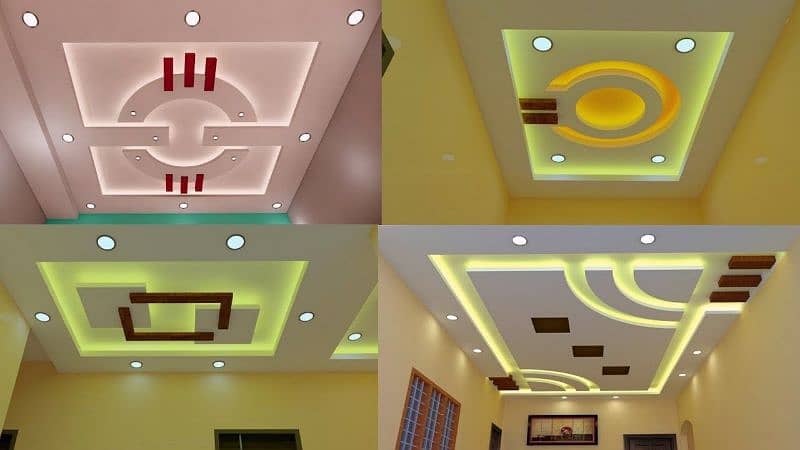 Ceiling, jafari Ceiling, Gypsum Ceiling, POP Ceiling, Fancy Designs 5