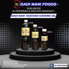 Dadi Nani Organic ,Mustard Cooking Oil