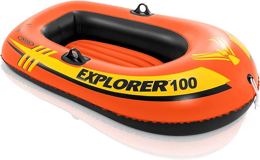 Intex Recreation 58331EP Explorer 200 2-Person Boat Set, 73 x 37-in. 0