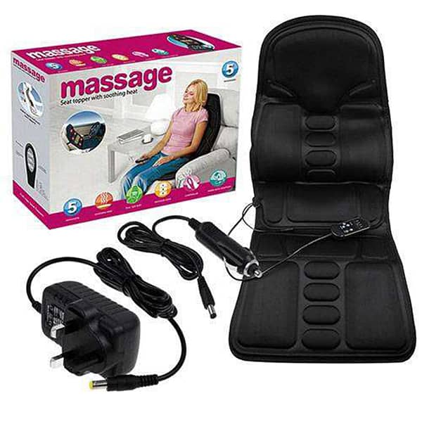 Car Seat Massage Luxurious Silky Quilted mat with Soothing Heat 2