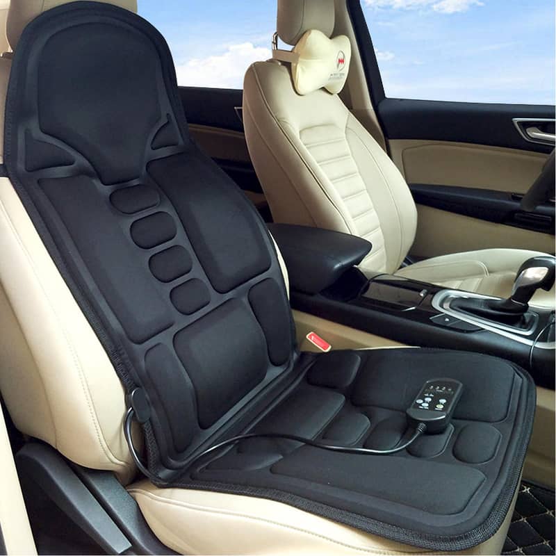 Car Seat Massage Luxurious Silky Quilted mat with Soothing Heat 3