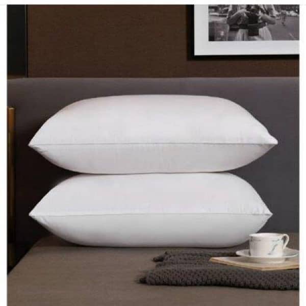Pack of 2 x Standard Ball Fibre Pillow. High Quality. 0
