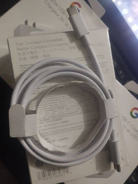 Google pixel charger 30W with original cable 5