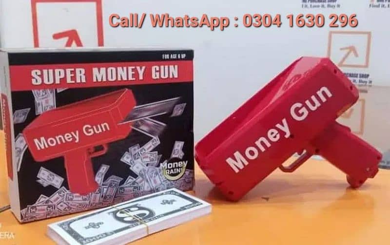 Super Rain Money Gun Toy 0