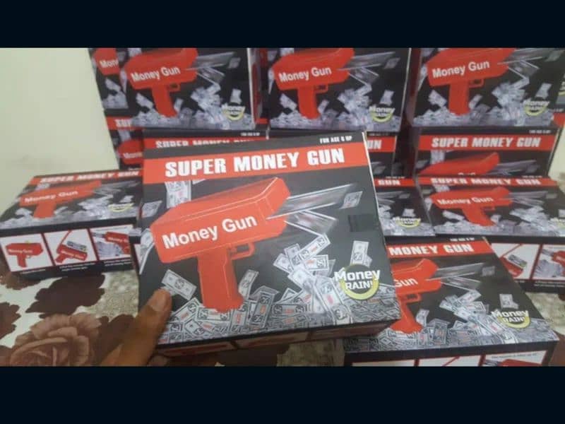 Super Rain Money Gun Toy 6