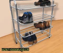 iron steel. shoes rack. 2 feet. shoes organizar four tiers