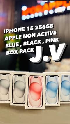 Apple iPhone 15 256gb JV box pack non active mobile phones