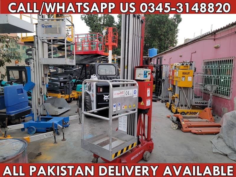 46 Ft Vertical Mast Personnel Lift | Man Lift | Scissor Lift for Sale 9