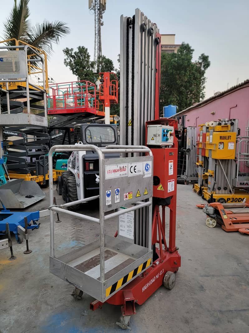 46 Ft Vertical Mast Personnel Lift | Man Lift | Scissor Lift for Sale 18