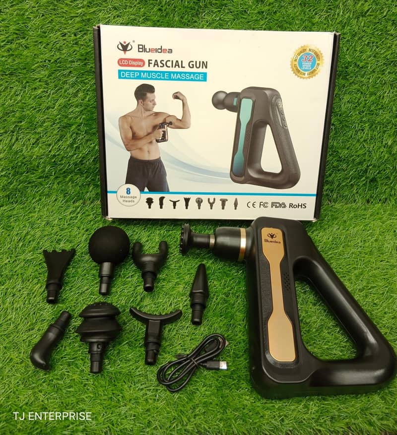 Imported Fascial Gun Deep Muscle Full Body Vibrating Massager Gun 1