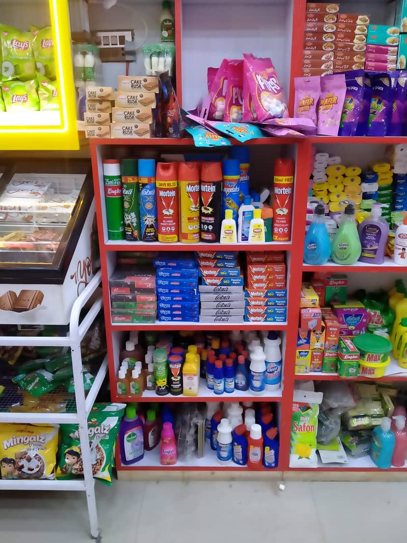 RUNNING MINI MART on prime location of North Karachi, with 7 years of 2