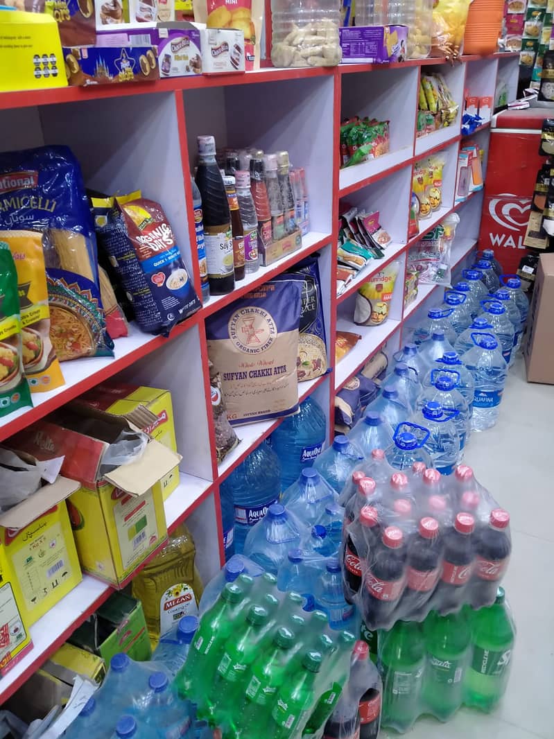 RUNNING MINI MART on prime location of North Karachi, with 7 years of 3