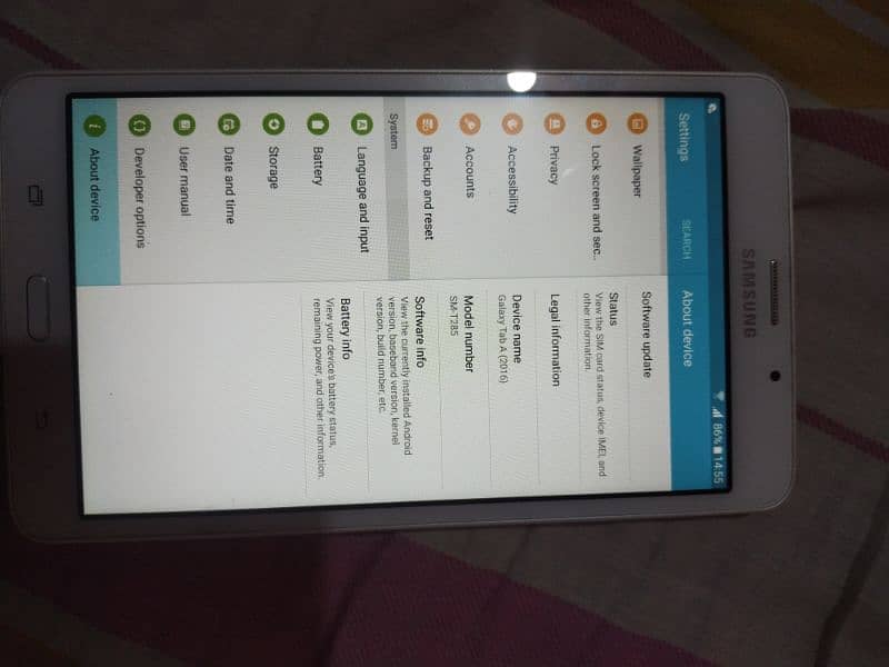 Samsung A6 tab 3