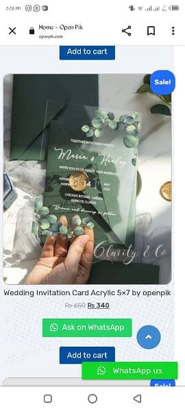 Wedding Card | Gift | Tag's | acrylic box | Wedding Box 7