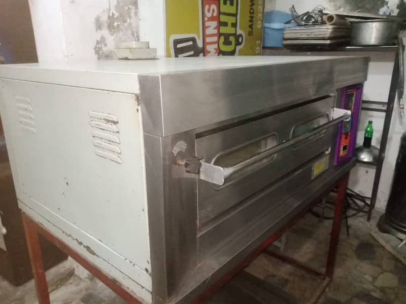 South star pizza oven / Freezer / Fryer / working table / Pizza Pans 1