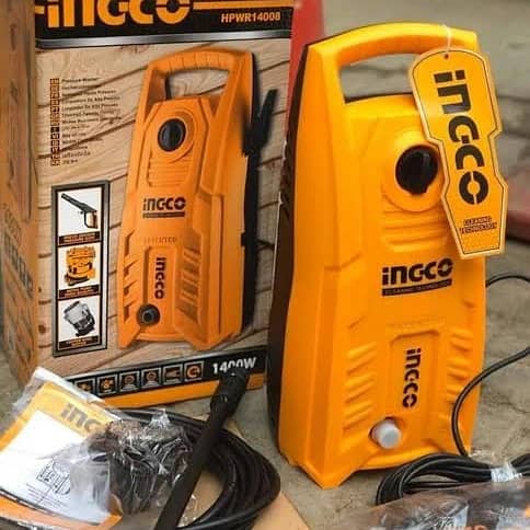 New) INGCO High Pressure Car Washer Cleaner - 130 Bar, Copper Motor 1