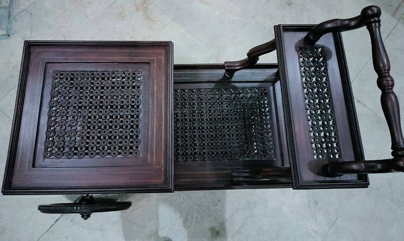 Chinoti Wooden Tea Trolley 0