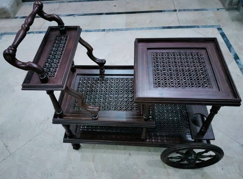 Chinoti Wooden Tea Trolley 2