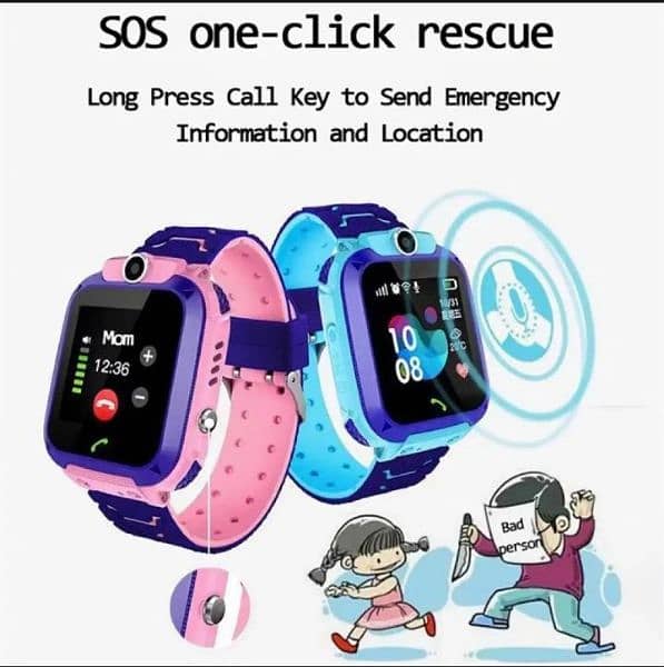 kids smart watch 1.44 inch water resistant smart watch 1