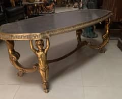 antique brass table
