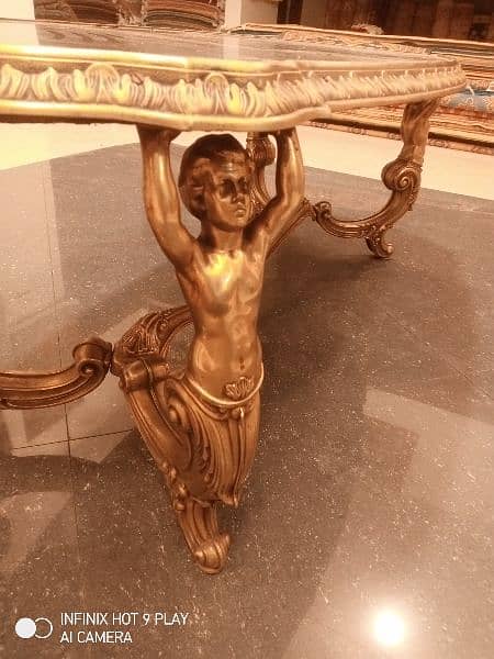 antique brass table 1