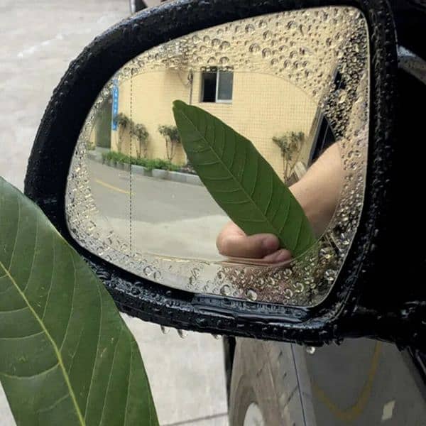 2 Pcs Sticker Rainproof Film For Car Rearview Mirror 2