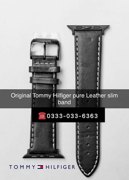 Original Branded Leather Bracelet Strap For Apple Watch straps band 5