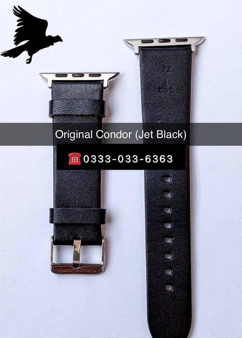 Original Branded Leather Bracelet Strap For Apple Watch straps band 8