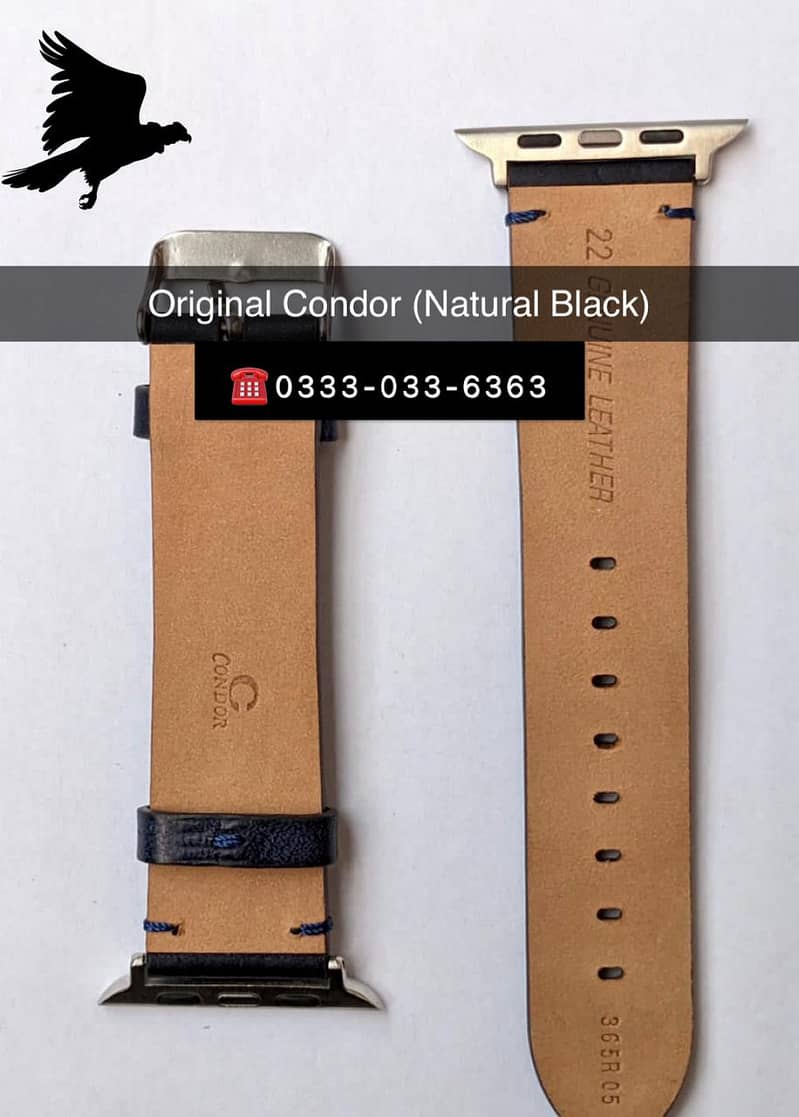 Original Branded Leather Bracelet Strap For Apple Watch straps band 9