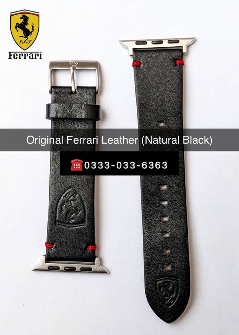 Original Branded Leather Bracelet Strap For Apple Watch straps band 6