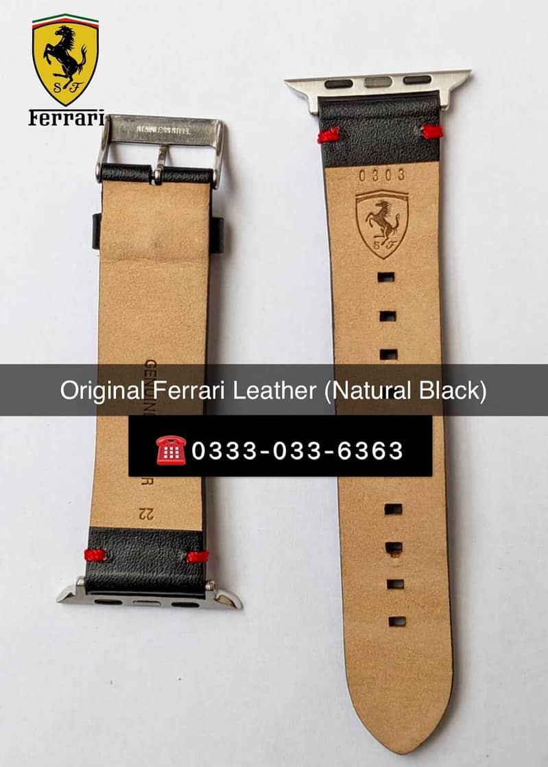 Original Branded Leather Bracelet Strap For Apple Watch straps band 7