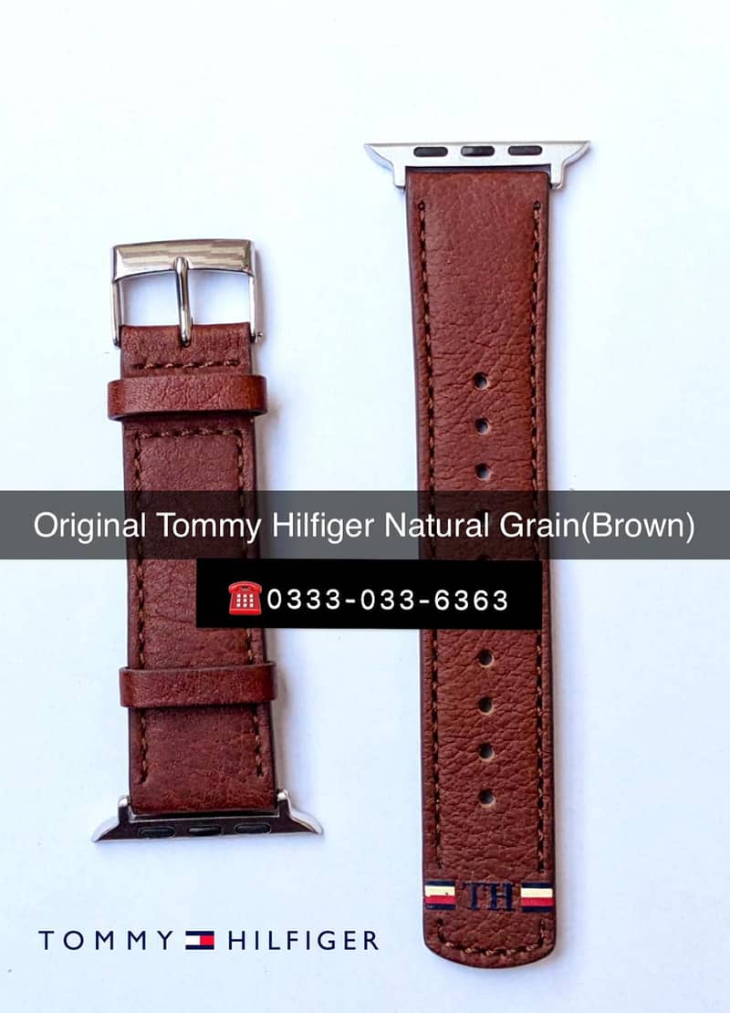 Original Branded Leather Bracelet Strap For Apple Watch straps band 8