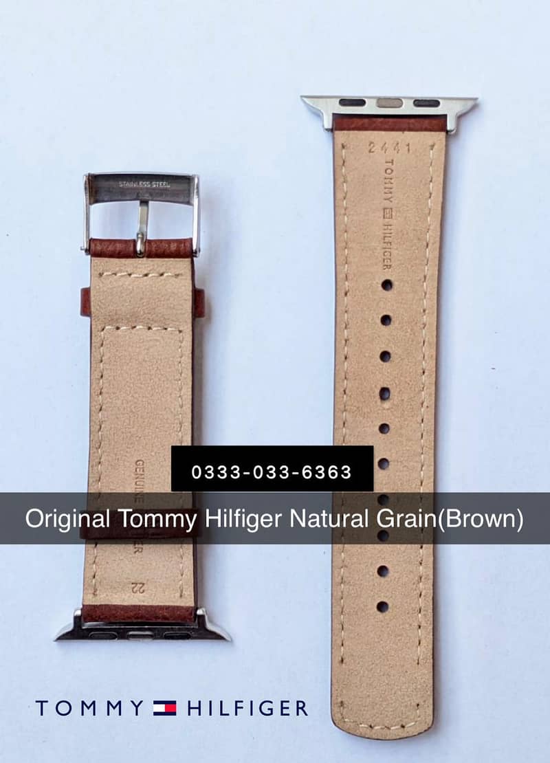 Original Branded Leather Bracelet Strap For Apple Watch straps band 9