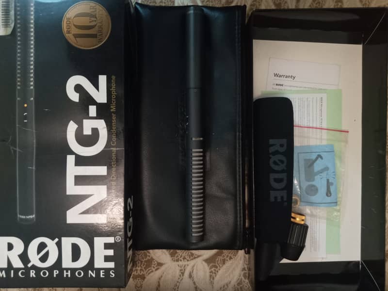 Rode Ntg 2 boom microphone 0