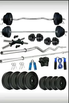 all types barbells available