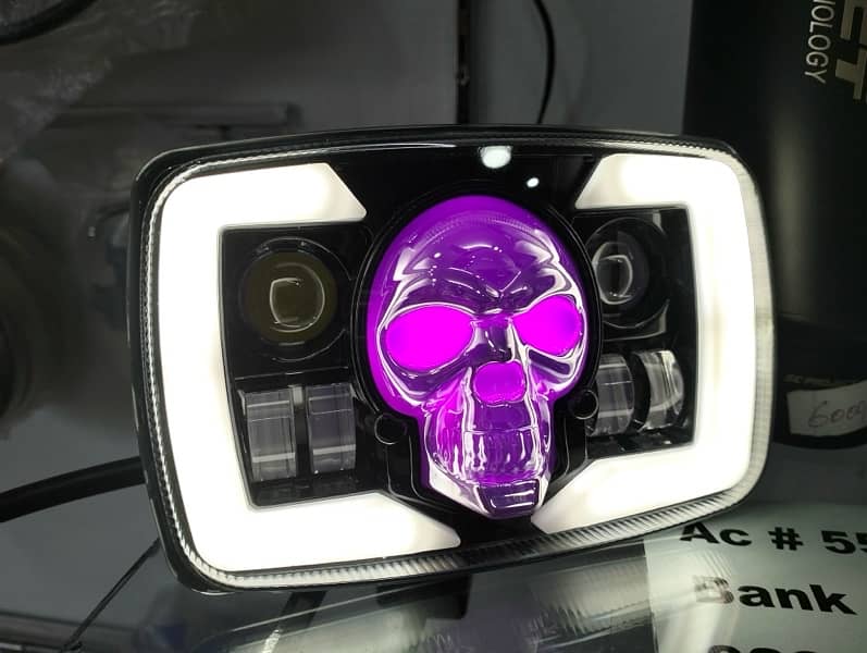 Skull Modified HeadLight for Cd 70 / CG 125 3