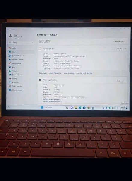 Microsoft surface laptop 2 2020 model. bought from Canada. 1