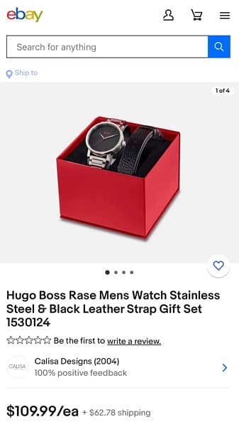 Hugo boss men’s watch 100% original new 3