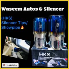 HKS ORIGINAL SHOW PIPE SILENCER TIPS CAR MODIFICATIONS KIT 0