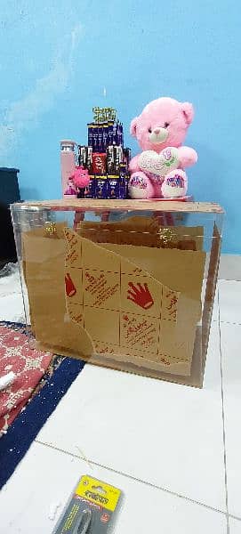 Bridal Box | wedding Box | Nikkah Box | wedding sign Board Acrylic Box 2